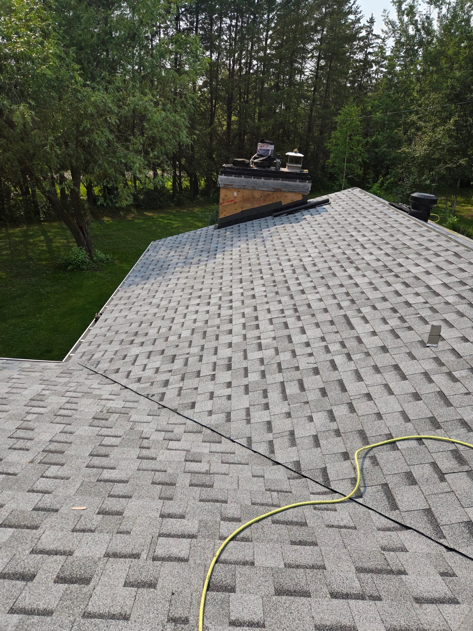 Architectural shingle roofing field