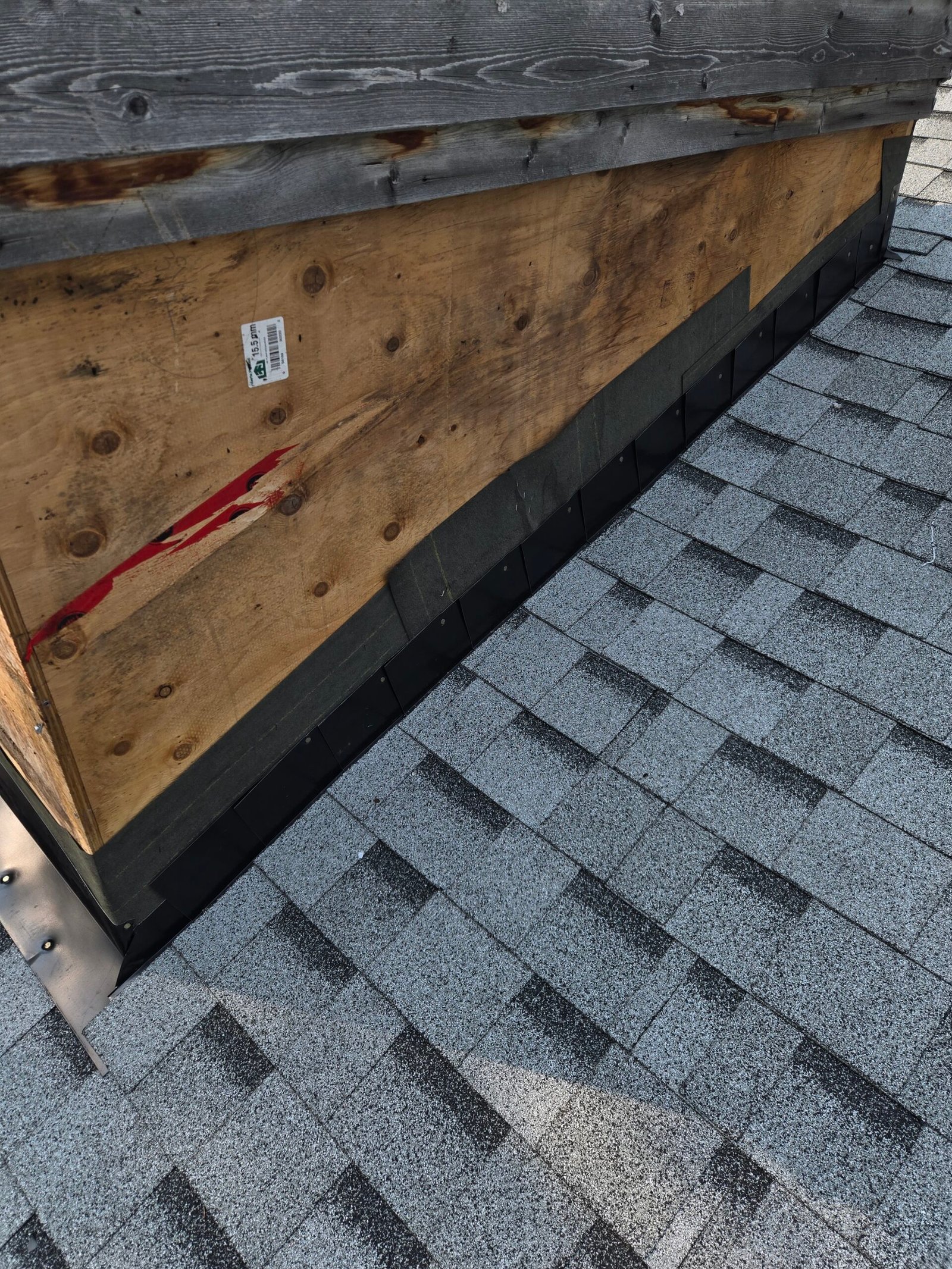 Roof flashing workmanship